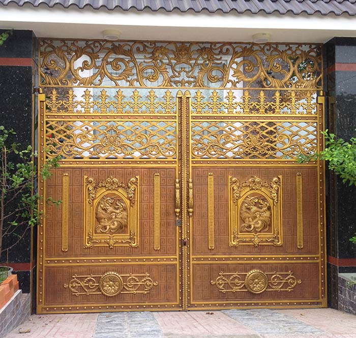 Mẫu cổng rồng cuốn